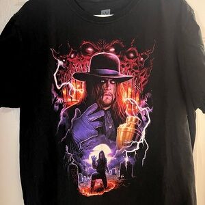 WWE Black and Purple Graphic Tee